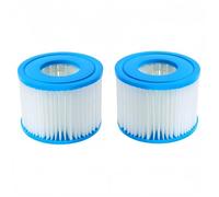 Accessoires de rechange pour filtre de piscine : lot de 2 cartouches filtrantes compatibles avec les systèmes de filtration BESTWAY.