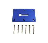 Accessoires de serrage for établi en alliage d'aluminium, plaque d'insertion for, outil travail du bois,Large application(Blauw)
