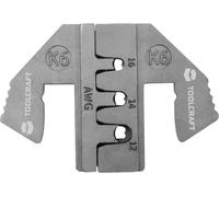 Accessoires de sertissage TOOLCRAFT PLE-0K6 Conçu pour connecteur mâle: DEUTSCH Plage de serrage AWG: 12 à 16 AWG adapté pour marque (pinces): TOOLCRAFT PZ-500