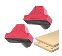 Accessoires de trous pour chien, bloc de limitation en 2 pièces pour goupilles sur tables de travail du bois, butée antidérapante avec dégagement rapide pour différentes applications en atelier, en