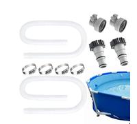 Accessoires de tuyau de pompe de piscine pour baignoire | Tuyau d'interconnexion de piscine pour jardin, terrasse, pelouse, spas, baignoire, fontaine