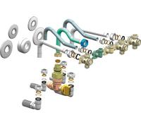 Accessoires d'installation Bosch, kit HW-Set-BCR-1, kit de raccordement pour installation encastrée, 1 pièce.