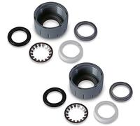 Accessoires d'installation en polybutylène sous pression sans outil. Pour tuyaux PB ou cuivre d'eau froide, eau chaude, chauffage et sous sol (JEU 2 KITS RECHANGE POUR RACOR 22 mm)