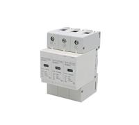Accessoires électriques Parafoudre Solaire 3P DC SPD, Dispositif De Protection Contre La Foudre Pour Parafoudre Extérieur 500V 600V 800V 1000V 10-20/20-40/30-60KA(DC 600V,20-40KA)