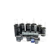 Accessoires électroniques 450V 2.2uf 3.3uf 4.7uf 6.8uf 10uf 15uf 22uf 33uf 47uf 68uf 82uf 100uf 220uf Condensateur électrolytique en aluminium 100v 200v 250v 400v Appareils électroniques (Size : 100v