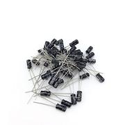 Accessoires électroniques Condensateurs 10UF 25V 10mf 105C 4X7mm Condensateur électrolytique en aluminium 25V10UF Fil radial 100pcs Appareils électroniques
