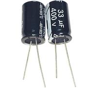 Accessoires électroniques Kit condensateur 400V 2.2mF 3.3mF 4.7mF 6.8mF 8.2mF 10mF 15mF 22mF 33mF 47mF 68mF 82mF 100mF 120mF 150mF 180mF 220mF Condensateurs électrolytiques (Taille: 2PCS 100UF 4 Appar