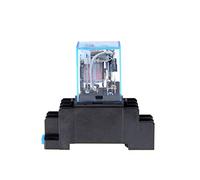 Accessoires électroniques Relais de puissance bobine AC 220 V LY2NJ DPDT 8 broches PTF08A JQX-13F avec base prise Micro électronique Mini commutateur module électromagnétique