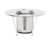 Accessoires Extracteur de fumée - Chapeau de pluie en acier inox - Kutzner & Weber RS-RF 225