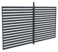 Accessoires G21 paroi fixe 3,7x2,2 m pour pergola Austin