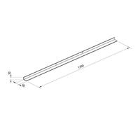 Accessoires Leda - cadre de support pour FINA / FINA plus / SERA - F et DS / TIGA F et DS Tragrahmen (F/ DS) Länge 1390 mm, Auflage 50 mm