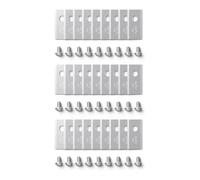 Boîte de lames de rechange eufy : 3 (9 lames de tondeuse et 9 vis), compatible avec eufy E15 & E18*