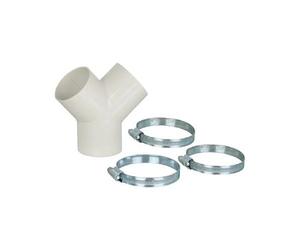 Accessoires poêle à granulés MCZ - Y- connecteur / distributeur pour conduit d'air chaud, 60 mm Ø