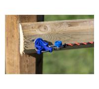 Accessoires pour clôture connecteur rapide cordelettes/fils inoxable Ako Premium (x4) Bleu TU