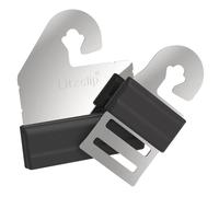 Accessoires pour clôture connecteurs poignée inoxable pour ruban jusqu'à 40 mm Ako Litzclip (x4) Noir TU