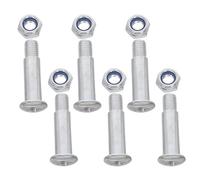 Accessoires pour Compresseur D'air, Boulons de Roue, Fer | Roulettes à Trou Intérieur 12mm, Connexion Sûre, Remplacement Facile, Argenté, Usage Industriel Continu