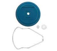 Accessoires pour Coupe-bordures sans Fil, Kit de Rechange Bleu | Pp et Acier, Installation Facile, pour Lame de Tondeuse et Coupe-bordures, Base, Rondelle, Écrou