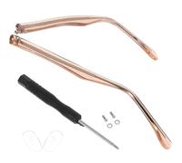Accessoires pour Lunettes, Branches de Remplacement Universelles Stables | Protection Branche de Lunette, Remplacement des Temple Lunette, Plastique Métal, et Lunettes