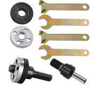 Accessoires pour meuleuse d'angle adaptateur portable conversion 6-10 mm | Kit 10 pièces axe mandrin tige pour visseuse sans fil, disque éponge, ébavurage, coupe et polissage