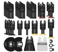 Accessoires pour outil oscillant, ensemble de 34 pièces, pour bois et plaques de plâtre