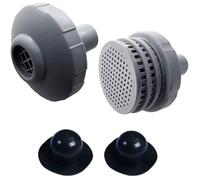 Accessoires pour piscine hors sol - PZCC - Kit 2 pcs - Grille & buse - Connexion rapide - ABS durable