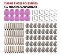 Accessoires pour pistolet de découpe Plasma à Air, consommables, pointe d'électrode de torche, Kit de capuchon de protection pour WSD60 AG60 SG55 CUT60 LGK60 35Pcs