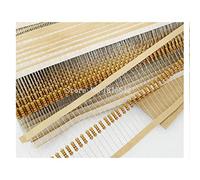 Accessoires pour résistances 100PCS / LOT 1 / 2W Résistances à couche de carbone 5% Erreur 510K ohm 510k Ohm 510KR Résistance à l'anneau de couleur
