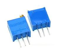 Accessoires pour résistances 50 pièces/lot 3296W-1-204LF 3296W 204 200k ohm régulation supérieure multitour résistance variable potentiomètre haute précision