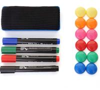 Accessoires pour tableaux blancs HWC-C93, kit pour tableau blanc Aimant Marqueur pour tableau blanc Éponge
