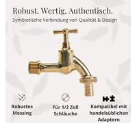 Accessoires pour tuyaux d'arrosage, robinet, robinet extérieur, robinet de jardin