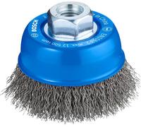 Accessories Brosse boisseau, fils ondulés, 0,3 mm, 70 mm, 12500 tr/ min, M 14 Bosch Power Tools 2608622098 1 pc(s)