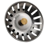 Accessotech Évier Cuisine Lavabo Passoire Attrape Poils Bonde Baignoire Déchets De Trou Filtre Passoire Acier