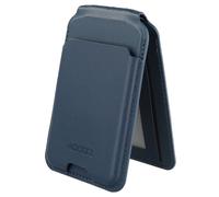 Accezz Accezz Portefeuille en cuir magnétique avec support Compatible avec Find My Nightfall Blue Bleu foncé