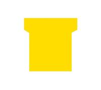ACCO NOBO Fiche T Indice 1 28 mm 170 g/m2 Jaune Paquet de 100