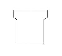 ACCO NOBO Fiches T Standard 92 mm Indice 3 Blanc Lot de 100