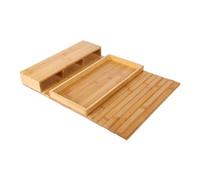 Accoudoir de canapé en bois antidérapant pour économiser de l'espace | Plateau de table inclinable pour télécommande, tasse, café, téléphone, collation, salon, maison, extérieur