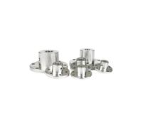 Accouplement à bride et arbre, 3mm 3.17mm 4mm 5mm 6mm 6.35mm 7mm 8mm 10mm 11mm 12mm 14mm Accouplement à bride rigide Guide Coupleur d'arbre Connecteur de moteur 1 pièces(3mm)
