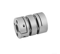 Accouplement CNC en alliage d'aluminium, coupleur d'arbre flexible à couple | Zéro-jeu, couple élevé 36 NM, aluminium 6061-T6, anodisé dur, résistant à l'usure, léger, faible inertie