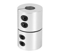 Accouplement d'arbre, D32 L45 Coupleur En Alliage d'aluminium Joint Moteur, 12.7mm à 14mm Coupleur Rigide de Boîtier de Vis-mère pour Imprimante 3D CNC Machine DIY Encodeur