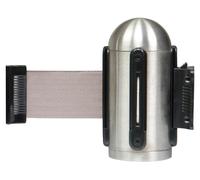 Accroche murale à corde rétractable grise - acier inoxydable - kit de fixation au mur inclus - 210cm - Securit