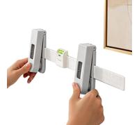 Accroche-Tableau À Niveau Règle Portable Magnétique De Précision Ajustable | Outil Alignement Montage Décor Mural Pour Miroir Horloge Peinture Affiche Maison Cuisine Salon Chambre