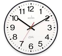 Acctim 22233 Clarkenwell Horloge Murale silencieuse sans tic-tac Noir