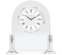 Acctim 36427 Bewdley - Horloge de cheminée blanche/argentée