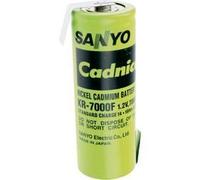 Accu à cosses Z 3-2D NiCD 1,2V 7000 mAh Sanyo - Batterie rechargeable pour outils électriques sans fil
