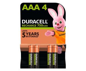 Accu rechargeable Duracell HR03 AAA - Blister de 4 accus