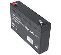 AccuCell Neu MULTIPOWER MP7-6 Batterie au Plomb 6 V, 7000 mAh avec Faston 4,8 mm