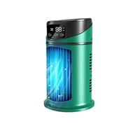 Accueil Mini climatiseur ventilateur refroidisseur d'air de refroidissement par eau climatisation for chambre bureau Mobile Portable Circulation D'air Confort Brise Rafraîchissante(Green)