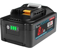 Accumulateur pour outils électriques, capacité 8Ah, tension 18V, puissance de décharge 10C, 1 pc batterie 8Ah