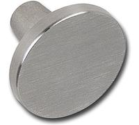 Accuride Technik-Team MK.18030.20 Bouton de meuble rond en acier inoxydable brossé Argenté Diamètre 22 mm Profondeur 22 mm 30 mm