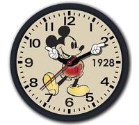 Accutime Horloge Murale rétro Mickey Mouse avec Aiguilles de Montre 25,4 cm